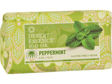 Desert Essence Bar Soap - Peppermint - 5 Oz Cheap