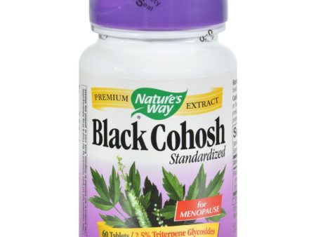 Nature s Way Black Cohosh Standardized - 60 Tablets For Cheap