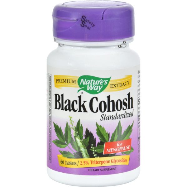 Nature s Way Black Cohosh Standardized - 60 Tablets For Cheap