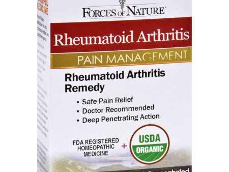 Forces Of Nature Organic Rheumatoid Arhtritis Control - 11 Ml Online Sale