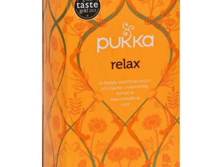 Pukka Herbal Teas Relax - Caffeine Free - 20 Bags For Cheap