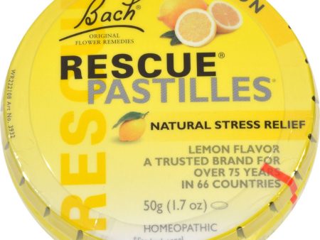 Bach Rescue Remedy Pastilles - Lemon - 50 Grm - Case Of 12 Discount