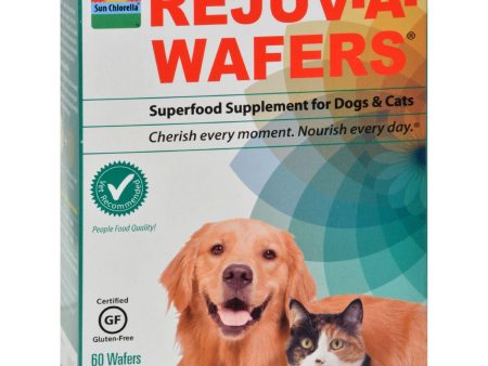 Sun Chlorella Rejuv-a-wafers Superfood Supplement For Dogs And Cats - 60 Wafers Discount