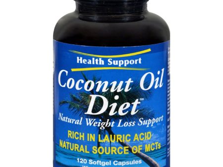 Health Support Coconut Oil Diet - 120 Softgels Sale