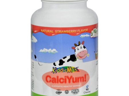 Maxi Health Kosher Vitamins Calci Yum Chews - Strawberry - 90 Tablets on Sale