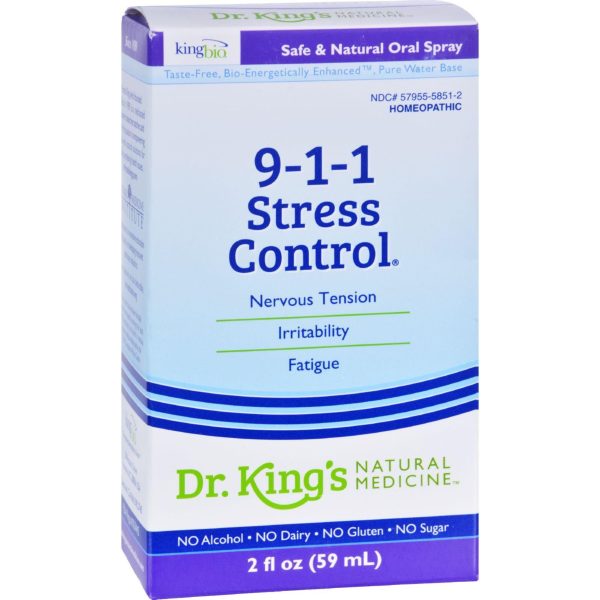 King Bio Homeopathic 911 Stress Control - 2 Fl Oz For Cheap