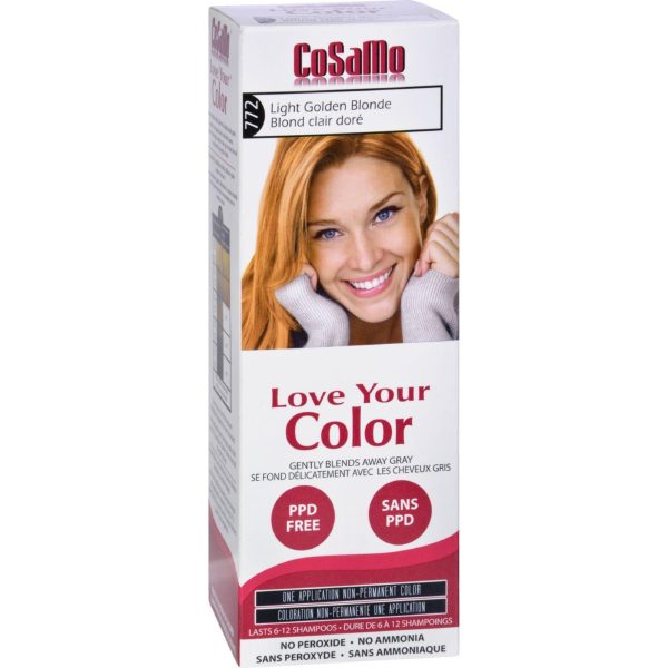 Love Your Color Hair Color - Cosamo - Non Permanent - Lt Gold Blonde - 1 Ct Sale