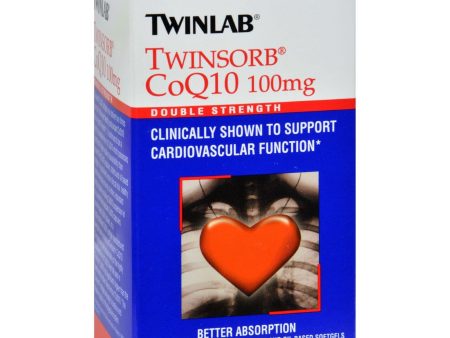 Twinlab Twinsorb Coq10 - 100 Mg - 45 Softgels on Sale