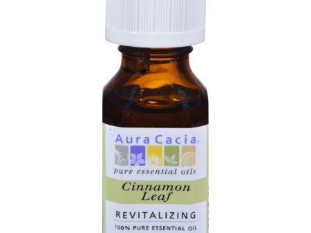 Aura Cacia Pure Essential Oil Cinnamon Leaf - 0.5 Fl Oz For Cheap