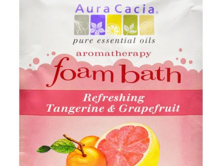 Aura Cacia Foam Bath Refeshing Tangerine And Grapefruit - 2.5 Oz - Case Of 6 Online