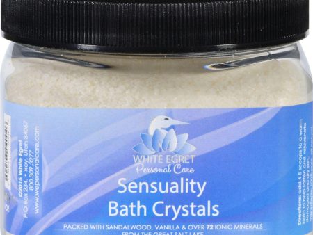 White Egret Bath Crystals - Sensuality - 16 Oz Online Sale