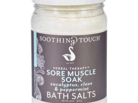 Soothing Touch Bath Salts - Muscle Soak - 32 Oz Online now