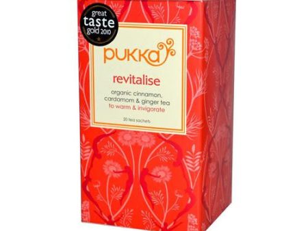 Pukka Herbal Teas Revitalise - Organic Cinnamon And Ginger Tea - 20 Bags For Cheap