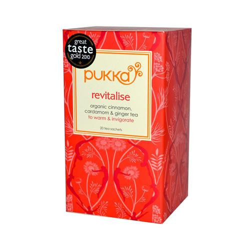 Pukka Herbal Teas Revitalise - Organic Cinnamon And Ginger Tea - 20 Bags For Cheap