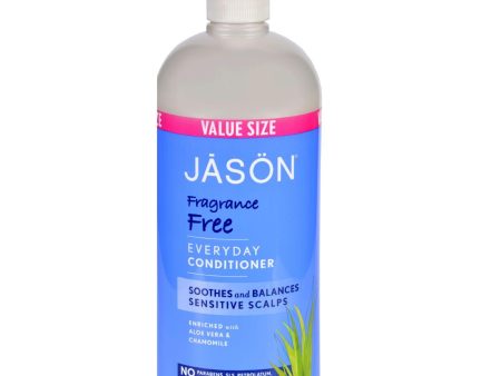 Jason Natural Products Conditioner For Sensitive Scalp - Fragrance Free - 32 Oz Online Sale