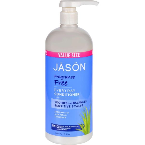 Jason Natural Products Conditioner For Sensitive Scalp - Fragrance Free - 32 Oz Online Sale