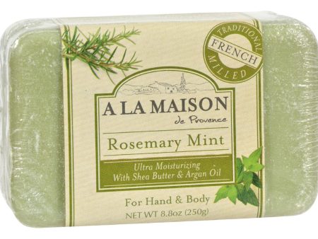 A La Maison Bar Soap Rosemary Mint - 8.8 Oz Online Hot Sale