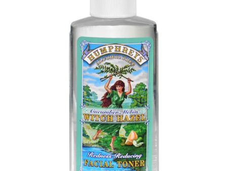 Humphrey s Homeopathic Remedy Witch Hazel Facial Toner Redness Reducing - 2 Fl Oz Supply