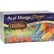 Celestial Seasonings Herbal Tea Caffeine Free Acai Mango Zinger - 20 Tea Bags - Case Of 6 Discount