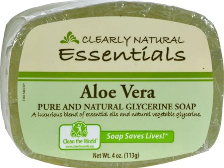 Clearly Natural Glycerine Bar Soap Aloe Vera - 4 Oz Fashion