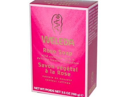 Weleda Bar Soap Rose - 3.5 Oz For Sale