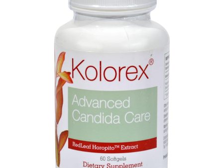 Kolorex Advanced Candida Care - 60 Softgels Online Sale