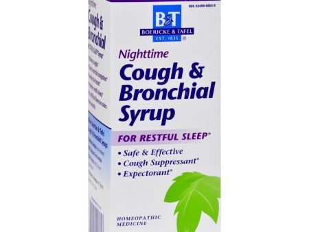 Boericke And Tafel Cough And Bronchial Syrup Nighttime - 8 Fl Oz Discount