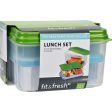 Fit And Fresh Lunch Set With Removable Ice Pack - 1 Container Fashion