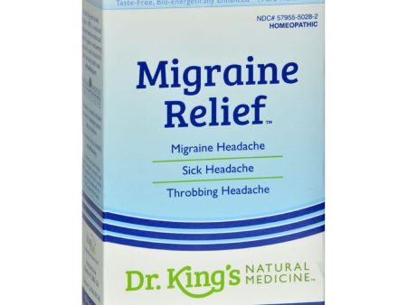 King Bio Homeopathic Migraine Relief - 2 Fl Oz For Sale