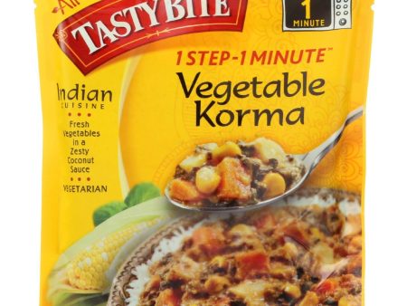 Tasty Bite Entree - Indian Cuisine - Vegetable Korma - 10 Oz - Case Of 6 Online Sale