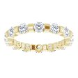 14K Yellow 1 1 2 CTW Natural Diamond Eternity Band Size 5 Fashion