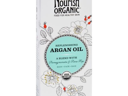 Nourish Organic Argan Oil - Replenishing Multi Purpose - 3.4 Oz For Discount