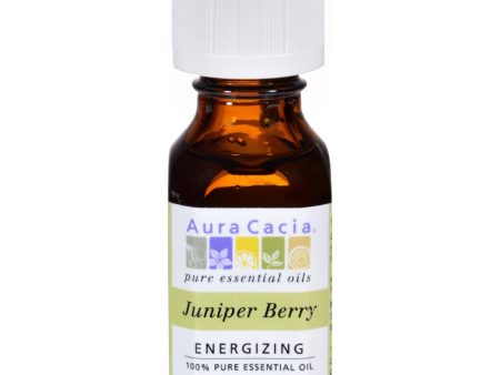 Aura Cacia Essential Oil Juniper Berry - 0.5 Fl Oz Online now