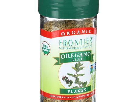 Frontier Herb Oregano Leaf - Organic - Flakes - Cut And Sifted - Fancy Grade - .36 Oz For Sale