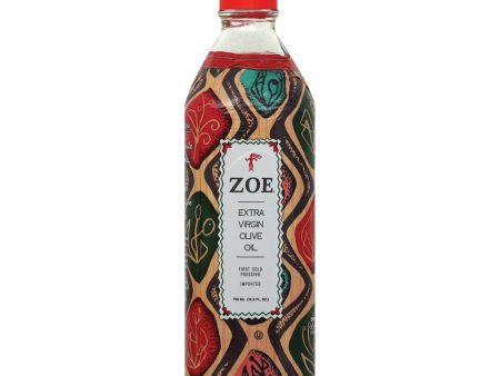 Zoe Olive Oil - First Cold Pressed - Case Of 6 - 25.5 Fl Oz. Cheap