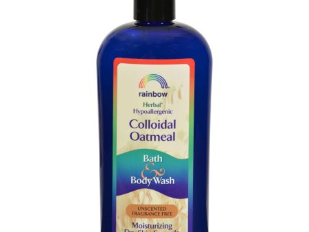 Rainbow Research Colloidal Oatmeal Bath And Body Wash - Fragrance Free - 12 Oz Hot on Sale