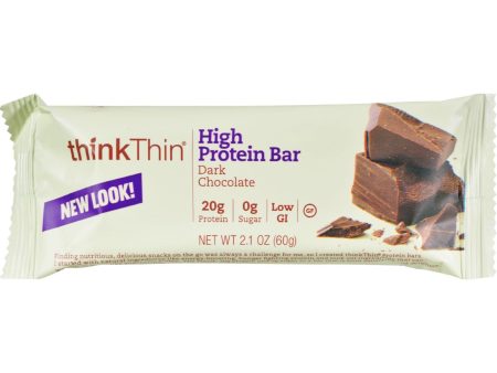 Think Products Thin Bar - Dark Chocolate - Case Of 10 - 2.1 Oz Online Hot Sale