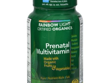 Rainbow Light Certified Organics Prenatal Multivitamin - 120 Vegetarian Capsules For Cheap