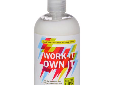 Better Life Work It Own It Lotion - Sage - 12 Fl Oz Hot on Sale