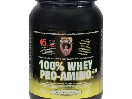 Healthy  n Fit Nutritionals Whey Pro-amino Vanilla Ice Cream - 2 Lbs Discount