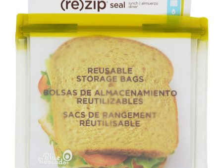 Blue Avocado Lunch Bag - Re-zip Seal - Green - 2 Pack For Cheap