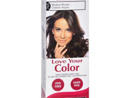 Love Your Color Hair Color - Cosamo - Non Permanent - Medium Brown - 1 Ct Online