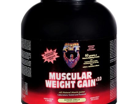 Healthy  n Fit Muscular Weight Gain 2 - Vanilla - 4.4 Lb. For Cheap