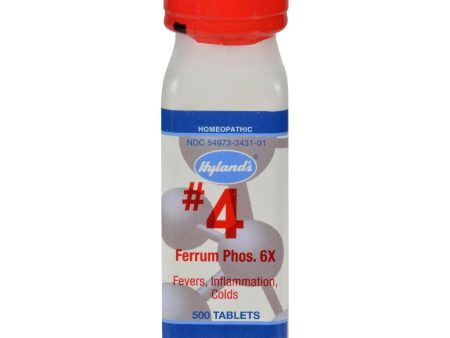 Hyland s No 4 Ferrum Phos 6x - 1 G - 500 Tablets Online Hot Sale