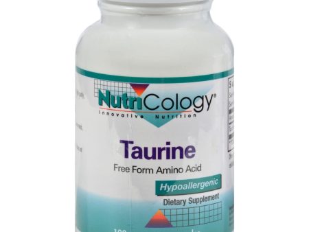 Nutricology Taurine - 100 Capsules Supply