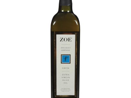 Zoe Diva Greek Olive Oil - Case Of 6 - 25.5 Fl Oz. For Sale