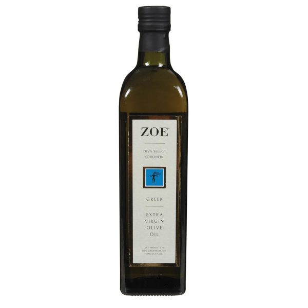 Zoe Diva Greek Olive Oil - Case Of 6 - 25.5 Fl Oz. For Sale