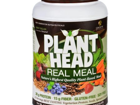 Genceutic Naturals Plant Head Real Meal - Chocolate - 2.3 Lb Cheap