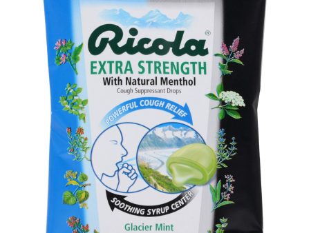 Ricola Cough Drop - Glacier Mint Extra Strength - 19 Ct - Case Of 12 on Sale