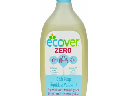 Ecover Dish Soap - Liquid - Zero - Fragrance Free - 25 Fl Oz - 1 Case Hot on Sale